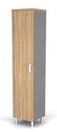 Мебель для персонала Гардероб с крючками, глухая L-дверь BR84.0506