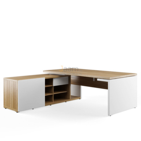 Кабинет руководителя Стол рабочий на опорной креденции левый ZIO285108