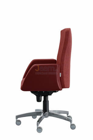 Кресло Сигма/Д комбиниров. кожа нестандарт/база алюминий
