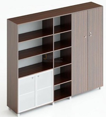 Кабинет руководителя Офисный шкаф комбинированный для одежды и документов 260/4