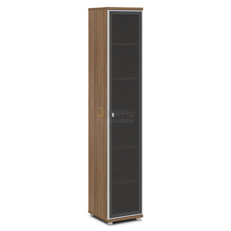 Мебель для персонала Шкаф стеклом в алюминиевом профиле V-506