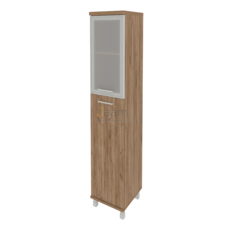 Кабинет руководителя Офисный шкаф высокий узкий правый KSU-1.7R Пр