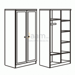 Мебель для гостиниц Гардероб с полками R6806