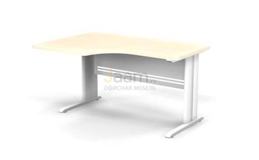 Мебель для персонала Стол эргономичный L-обр. каркасе левый B143М