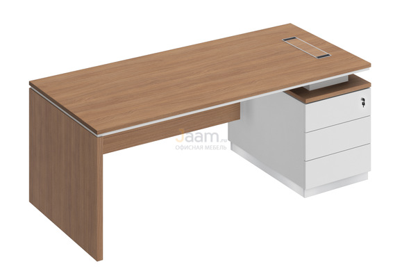 Кабинет руководителя Стол на опорной тумбе правый СИ 110пр