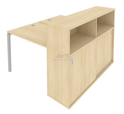 Мебель для персонала Рабочая станция с опорным шкафом-купе Б.РС-СШК-2.1