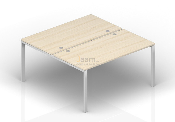 Мебель для персонала Составной стол на 2 рабочих места ST2TG168