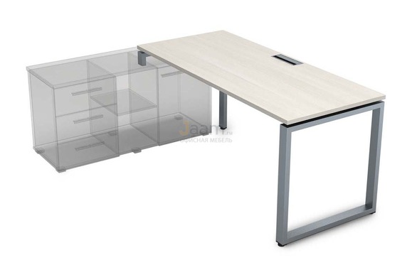 Мебель для персонала Стол для крепления на тумбу левый СТЛ-О.989