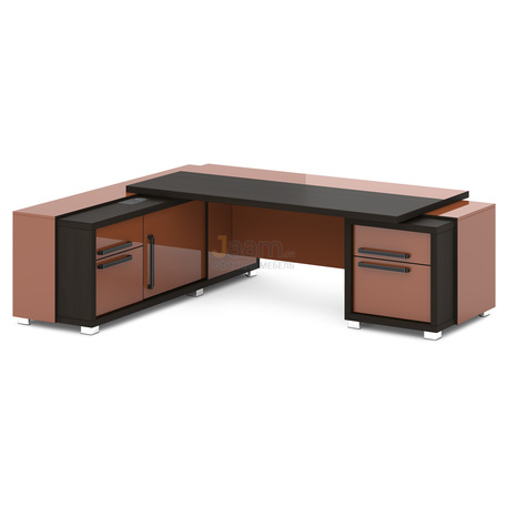 Кабинет руководителя Стол с тумбой и греденцией L-20пр/л