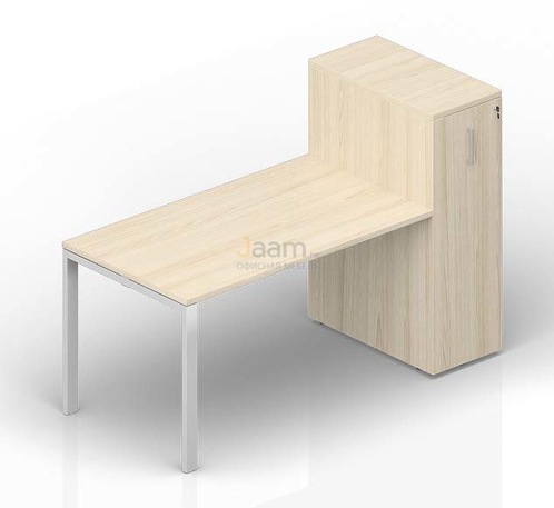 Мебель для персонала Стол с приставным шкафом Tower STTPS148T112