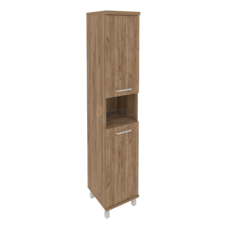 Кабинет руководителя Офисный шкаф высокий узкий левый KSU-1.5 Л