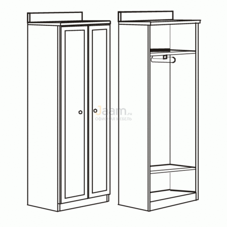 Мебель для гостиниц Гардероб с воротником R6705V