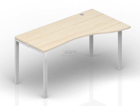 Мебель для персонала Стол"Волна" правый(1 громмет) STG169DV
