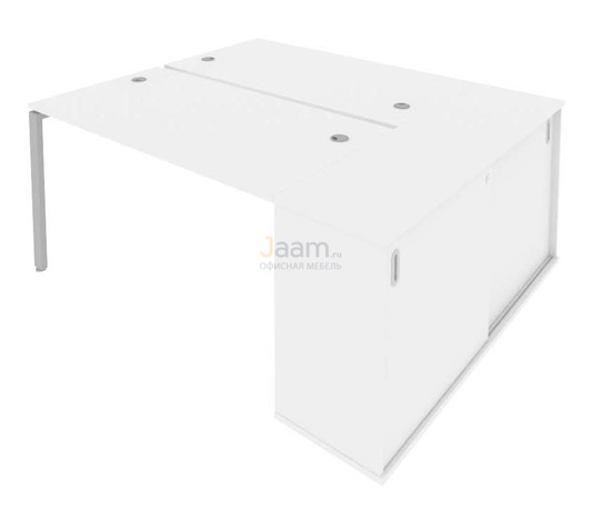 Мебель для персонала Рабочая станция с опорным шкафом-купе Б.РС-СШК-1.3