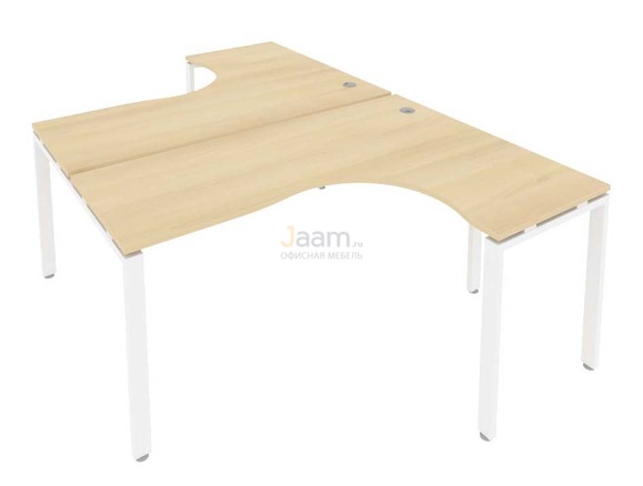 Мебель для персонала Рабочая станция криволинейная Б.РАС-СА-2.4