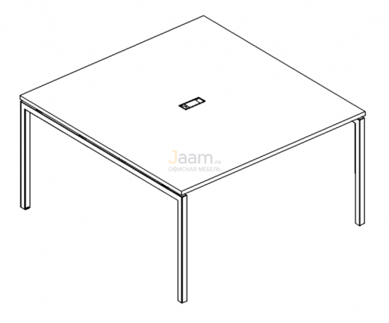Стол Стол для переговоров на металлокаркасе DUE Б2 134 БП