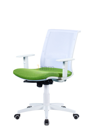 Кресло Рондо/П Ткань кат. 1 пластик белый/база пластик