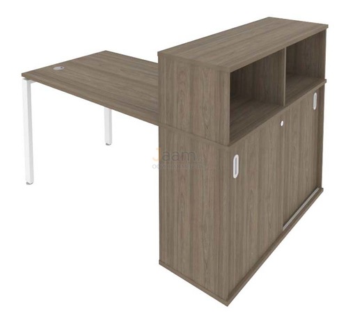 Мебель для персонала Стол письменный с опорным шкафом-купе Б.РС-СШК-3.2