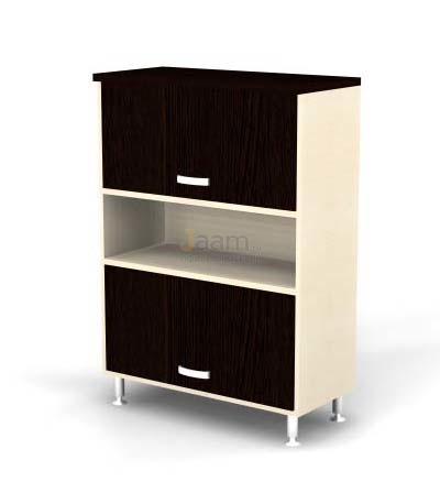 Мебель для персонала Шкаф открытый, 2 глухие лифт-двери BR81.0366