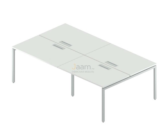Мебель для персонала Двойная группа сдвоенных столов с люком RM-1.1(x4)+F-55