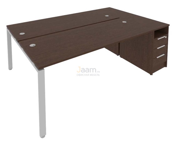 Мебель для персонала Рабочая станция с опорной тумбой Б.РС-СТП-2.5