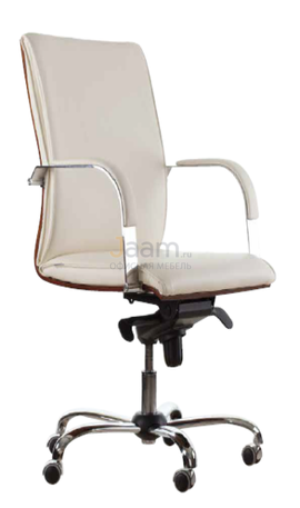 Кресло Лондон/П Люкс Кожа стандартная/база алюминий