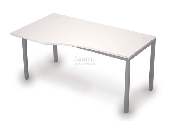 Мебель для персонала Стол криволинейный без экрана левый 6М.020