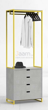 Мебель для персонала Гардероб VIOLET OAK с 4 ящиками