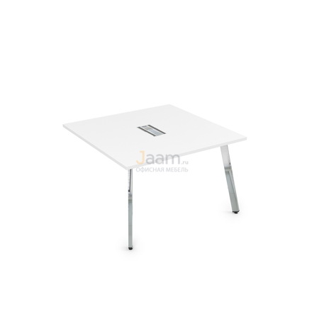 Мебель для персонала Конечный модуль стола для переговоров БЕНЧ-системы металл глянец 10СПК.128