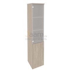 Мебель для персонала Офисный шкаф высокий узкий левый O.SU-1.2(L)