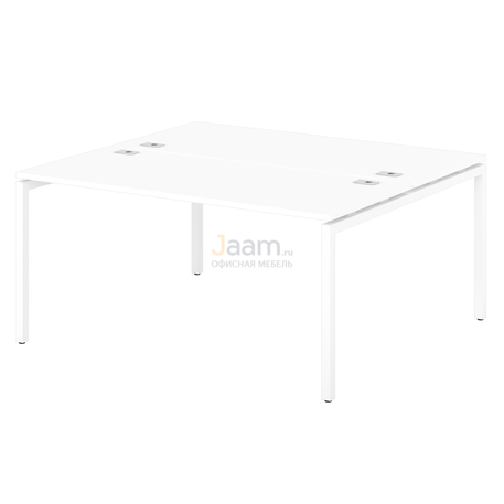 Мебель для персонала Стол-тандем на металлокаркасе S-49
