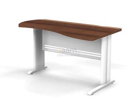 Мебель для персонала Стол асимметричный правый на L-образном каркасе B114/1