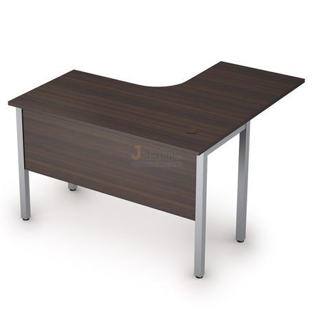 Мебель для персонала Стол криволинейный на металлических опорах левый 2МД.128