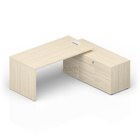 Кабинет руководителя Стол на опорной сервисной тумбе (правый) NV210TSD