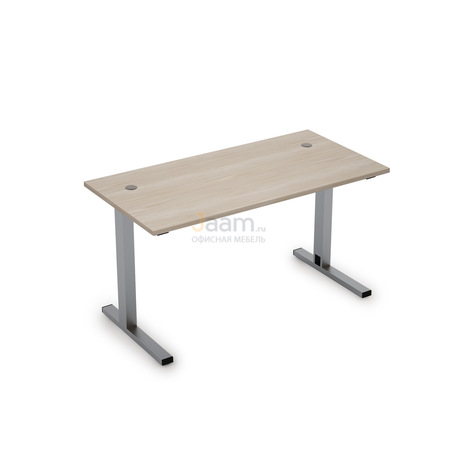 Мебель для персонала Стол рабочий прямолинейный с кабель-каналом (L-образная опора) 2МLК.084