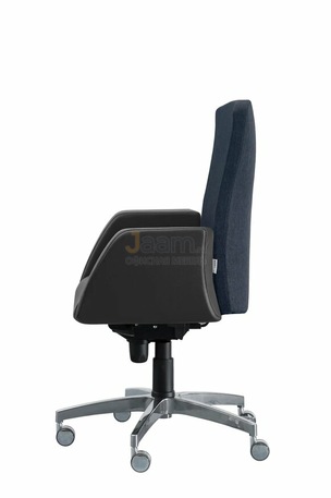 Кресло Сигма/Д комбиниров. кожа нестандарт/база алюминий