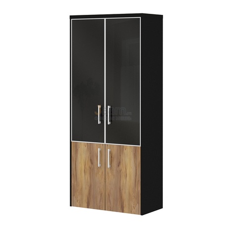 Кабинет руководителя Офисный шкаф комбинированный ПК-ПРЛ-ШК205Х90АС2Д2