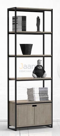 Мебель для персонала Стеллаж высокий с ящиком METALFRAME OAK 4